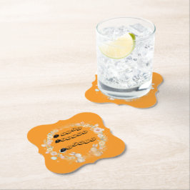 Custom Name Watercolor Bunny Easter Party Untersetzer