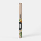 Custom Name Watercolor Sunflower Rustic iPhone 16 Hülle (Rechte Seite)