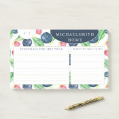 Custom Name Weekly To Do Post-it Klebezettel (Auf Schreibtisch)