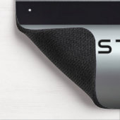 Custom Name With Dripping Liquid Metal Mousepad (Ecke)