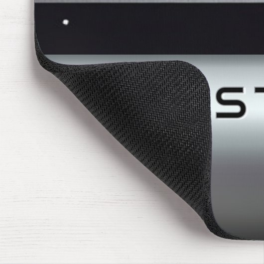 Custom Name With Dripping Liquid Metal Mousepad (Ecke)