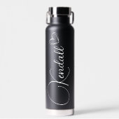 Custom Name with Heart Trinkflasche (Vorne)