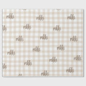 custom name wrapping paper geschenkpapier (Flach)