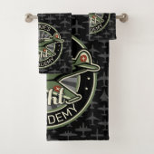 Custom NAME WWII Military Fighter War Plane Retro Badhandtuch Set (Insitu)