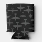 Custom NAME WWII Military Fighter War Plane Retro Dosenkühler (Rückseite)