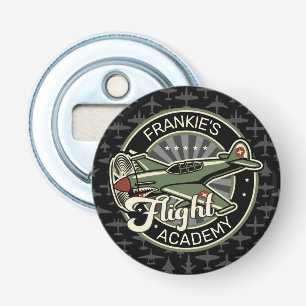 Custom NAME WWII Military Fighter War Plane Retro Flaschenöffner
