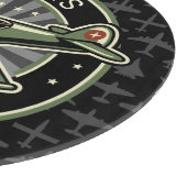 Custom NAME WWII Military Fighter War Plane Retro Schneidebrett (Ecke)