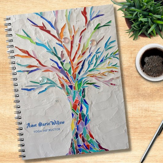 Custom Name Yoga Instructor Notizblock