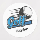 Custom Names Golf Etiketten (Design 2)