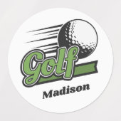 Custom Names Golf Etiketten (Design 1)