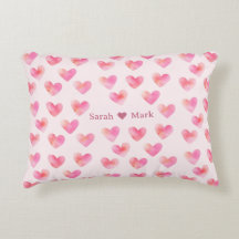 Custom Names Romantic Pink Love Design - 