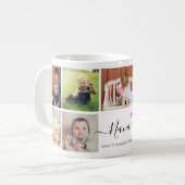 Custom Nana Foto Collage Tasse - Geschenk für Oma (Vorderseite Links)