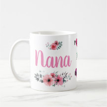 Custom Nana Tasse mit Grandchildrens' Names