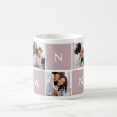 Custom Nanny Großmutter 5 Foto Collage Kaffee Mu Kaffeetasse (Mittel)