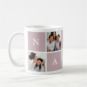 Custom Nanny Großmutter 5 Foto Collage Kaffee Mu Kaffeetasse (Links)