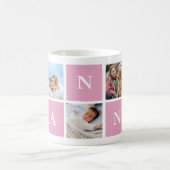 Custom Nanny Großmutter 5 Foto Collage Kaffeetasse (Mittel)