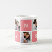 Custom Nanny Großmutter 5 Foto Collage Kaffeetasse (Mittel)