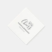 Custom Napkins Personalized Wedding Person Serviette (Ecke)