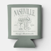 Custom Nashville Bachelorette Rodeo Cocktail Dosenkühler (Rückseite)