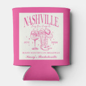 Custom Nashville Bachelorette Rodeo Cocktail Dosenkühler (Rückseite)
