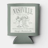 Custom Nashville Bachelorette Rodeo Cocktail Dosenkühler (Vorderseite)