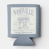 Custom Nashville Bachelorette Rodeo Cocktail Dosenkühler (Rückseite)