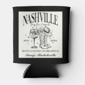 Custom Nashville Bachelorette Rodeo Cocktail Dosenkühler (Vorderseite)