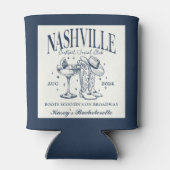 Custom Nashville Bachelorette Rodeo Cocktail Dosenkühler (Rückseite)