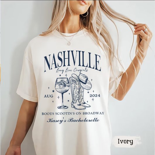 Custom Nashville Bachelorette Rodeo Cocktail T-Shirt