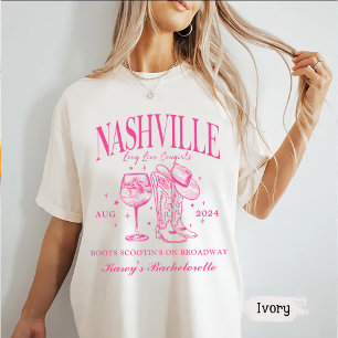 Custom Nashville Bachelorette Rodeo Cocktail T-Shirt