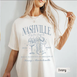 Custom Nashville Bachelorette Rodeo Cocktail T-Shirt