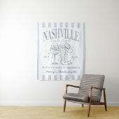 Custom Nashville Bachelorette Rodeo Cocktail Wandteppich (Beispiel)