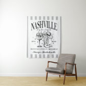 Custom Nashville Bachelorette Rodeo Cocktail Wandteppich (Beispiel)