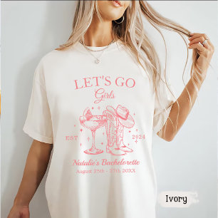 Custom Nashville Junggeselinnen-Abschied Let's Go  T-Shirt