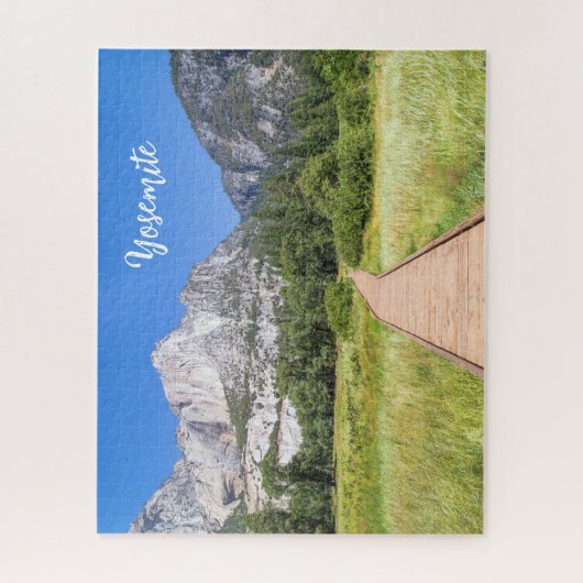 Custom Nature Green Meadow Yosemite Puzzle (Vertikal)