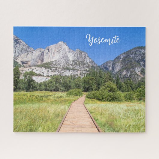 Custom Nature Green Meadow Yosemite Puzzle (Horizontal)