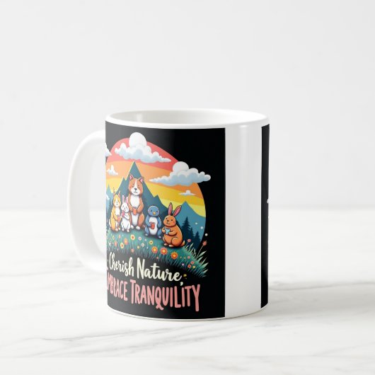 Custom Nature Lover Tasse - Personalisiertes Gesch (Vorderseite Links)