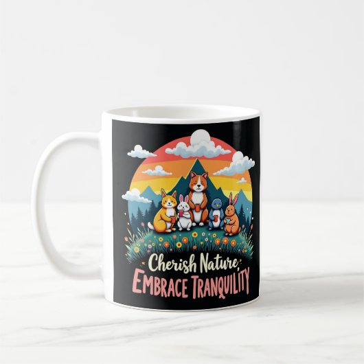 Custom Nature Lover Tasse - Personalisiertes Gesch (Links)