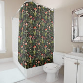 Custom Nature Shower Curtain Mushrooms & Moss Duschvorhang (Beispiel)