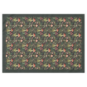 Custom Nature Tablecloth Mushrooms in Warm Hues Tischdecke (Vorderseite (Horizontal))