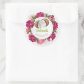 CUSTOM Natürliche, frische Kräuter Runder Aufkleber (Tasche)