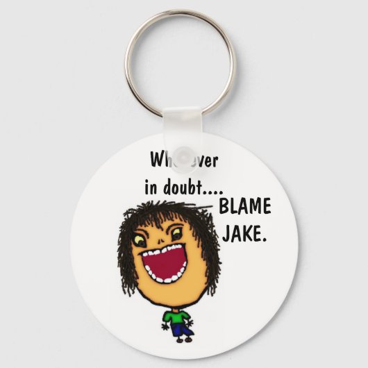 Custom Naughty Man Schlüsselanhänger (Vorderseite)