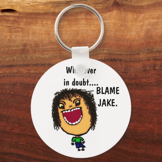 Custom Naughty Man Schlüsselanhänger (Vorderseite)