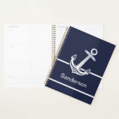 Custom Nautic Anchor Ocean Navy Blue Planer (Anzeige)