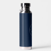 Custom Nautical Boat Anchor and Name Trinkflasche (Rechts)