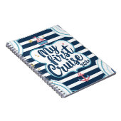 Custom nautical my first cruise notizblock (Rechte Seite)