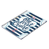 Custom nautical my first cruise notizblock (Linke Seite)