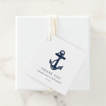 Custom Nautical Navy Blue Anchor Coastal Hochzeit