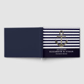 Custom Nautical Sailing Themed Wedding Guest Book Gästebuch (Voll)