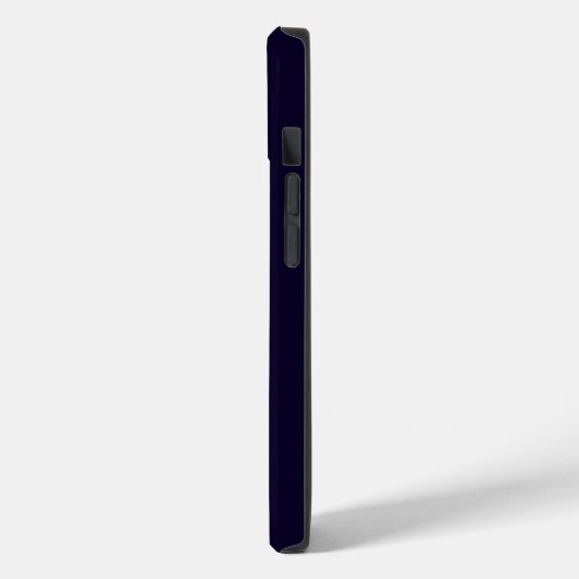 Custom Navy Blue Business Logo iphone case (Rückseite / Links)